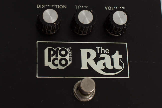 ProCo  Rat Distortion Pedal Effect (1979)