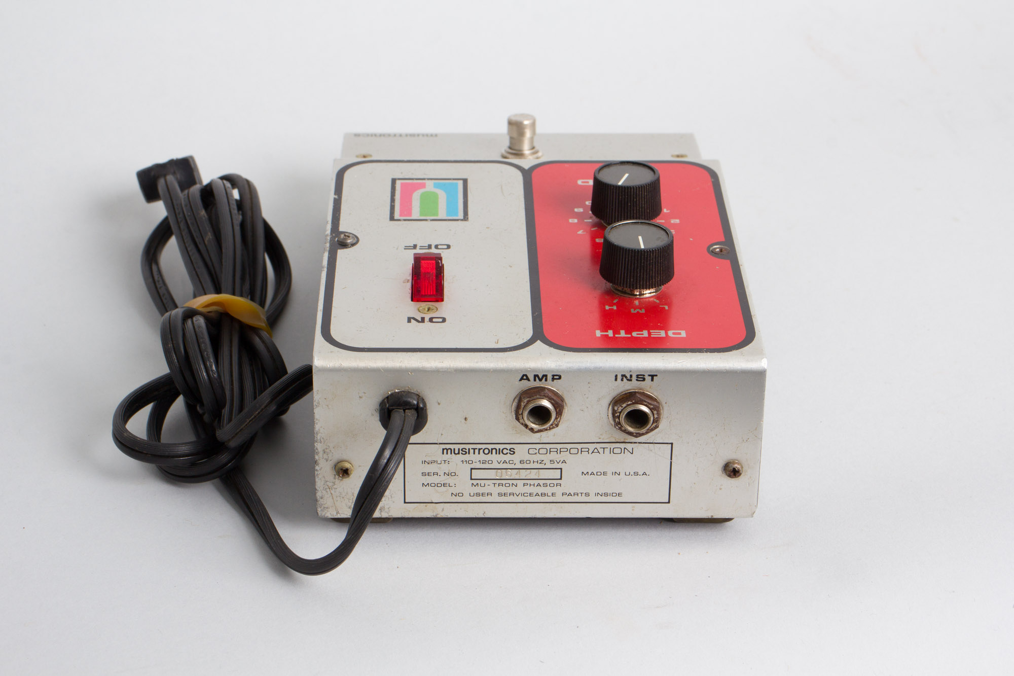 Musitronics Mu-Tron Phasor Phase Pedal Effect, c. 1975