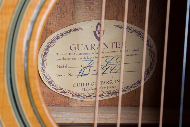 Guild  D-40 Flat Top Acoustic Guitar  (1967)