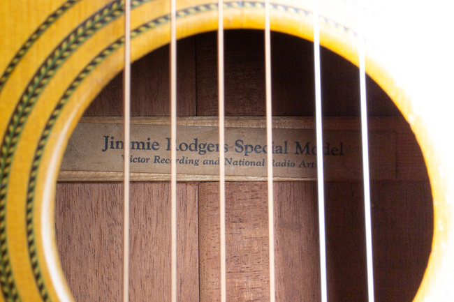 Weymann  Jimmie Rodgers Model 890 Flat Top Acoustic Guitar  (1932)