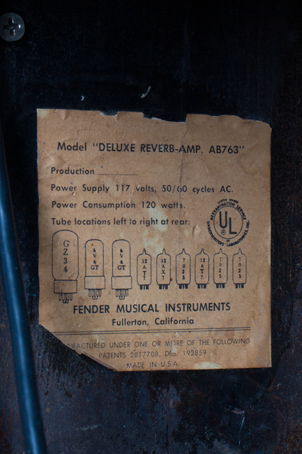 Fender  Deluxe Reverb Tube Amplifier (1967)