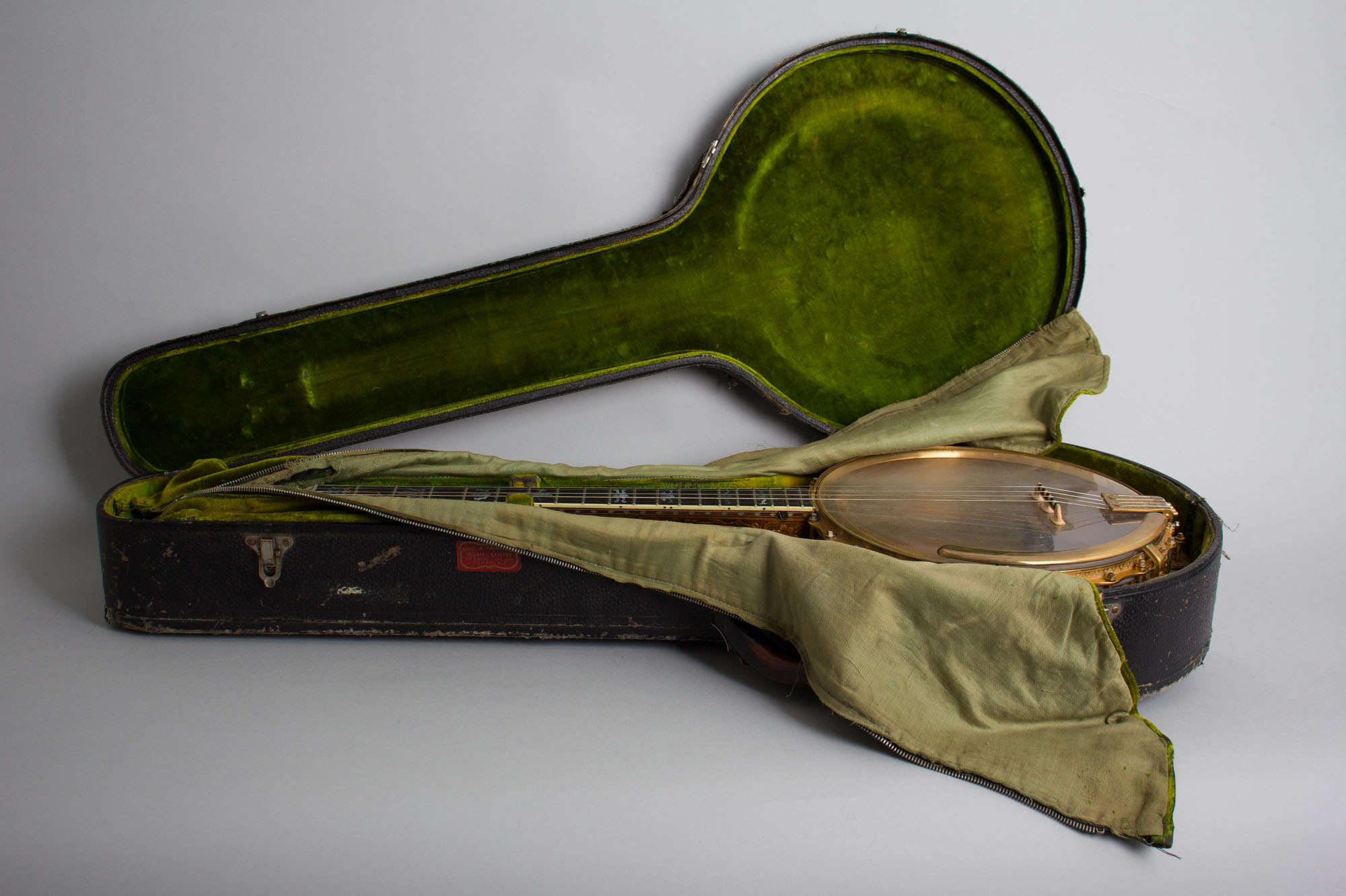Green mother of discount pearl banjo