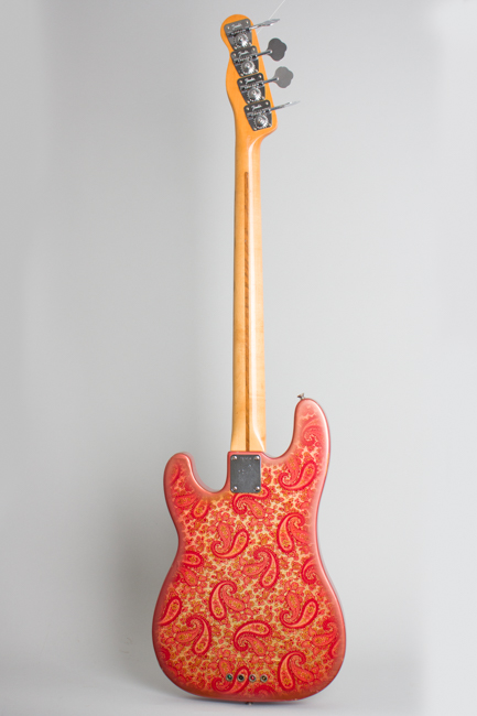 Fender  Telecaster Bass Pink Paisley Solid Body Electric Bass Guitar  (1968)