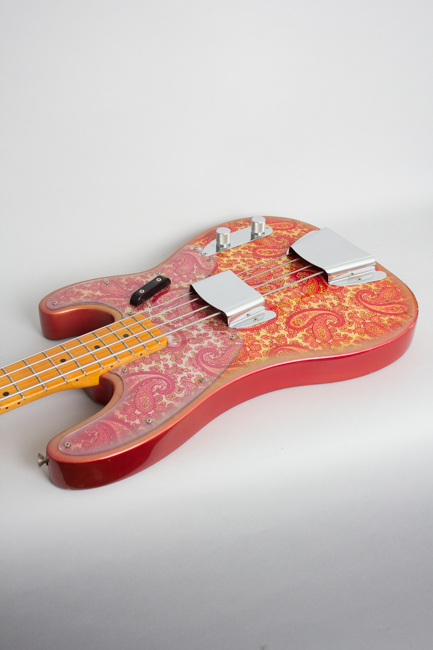 Fender  Telecaster Bass Pink Paisley Solid Body Electric Bass Guitar  (1968)