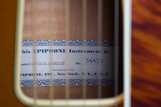 Epiphone  Emperor Concert Arch Top Acoustic Guitar  (1949)