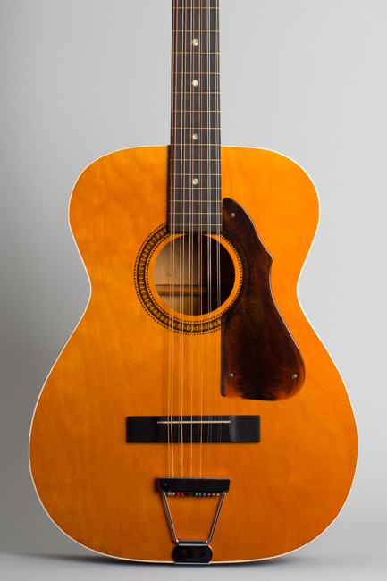  Silvertone Model 1227 12 String Flat Top Acoustic Guitar, made by Harmony ,  c. 1972