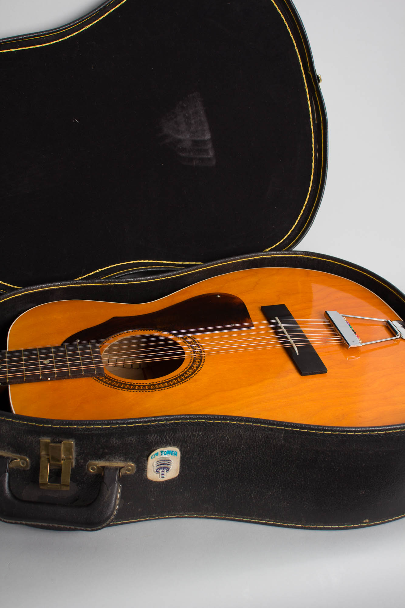 Silvertone Model 1227 12 String Flat Top Acoustic Guitar made by