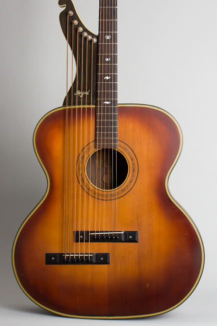  Regal Contra Bass Harp Guitar, made by Wulschner ,  c. 1900