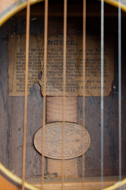  Regal Contra Bass Harp Guitar, made by Wulschner ,  c. 1900