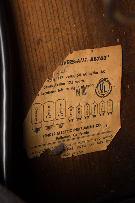 Fender  Vibroverb AB-763 Tube Amplifier (1964)