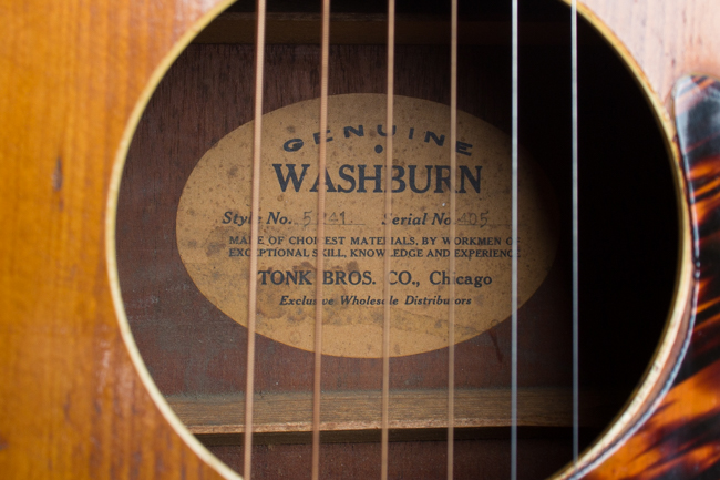  Washburn Model 5241 Classic Flat Top Acoustic Guitar, made by Gibson  (1939)