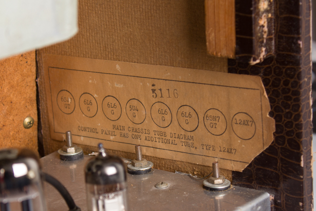 Silvertone Model 1336 Tube Amplifier, made by Danelectro (1956)