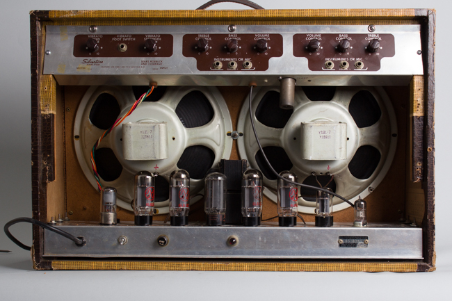 Silvertone Model 1336 Tube Amplifier, made by Danelectro (1956)