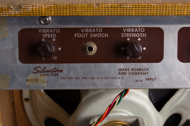 Silvertone Model 1336 Tube Amplifier, made by Danelectro (1956) | RetroFret