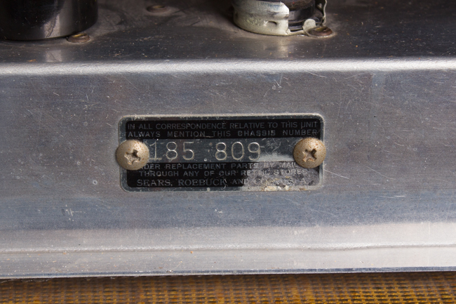 Silvertone Model 1336 Tube Amplifier, made by Danelectro (1956)