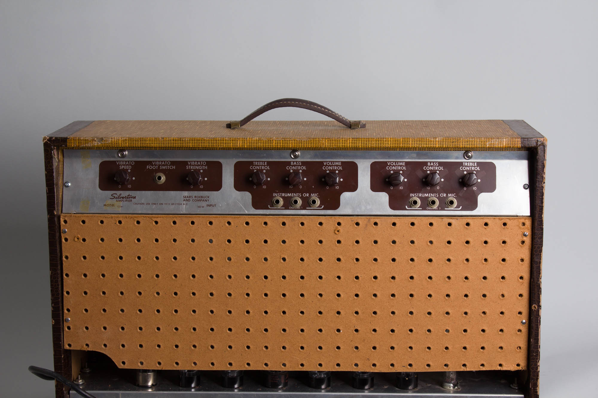 Silvertone Model 1336 Tube Amplifier, made by Danelectro (1956) | RetroFret