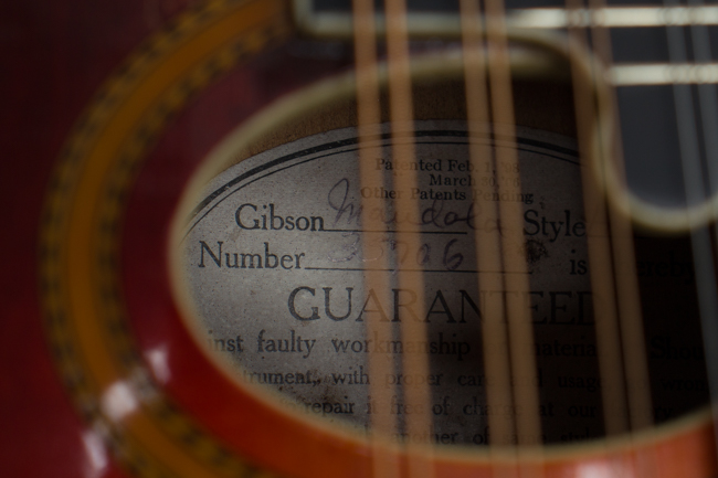 Gibson  H-4 Carved Top Mandola  (1916)