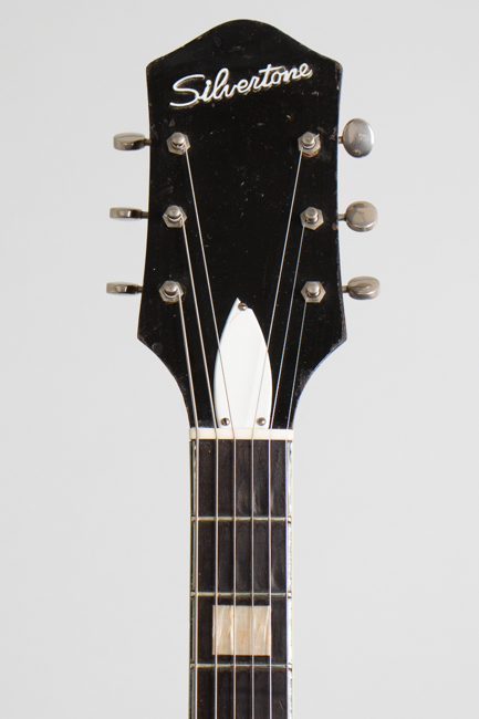  Silvertone Model 1446L Thinline Hollow Body Electric Guitar, made by Harmony ,  c. 1962