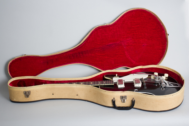  Silvertone Model 1446L Thinline Hollow Body Electric Guitar, made by Harmony ,  c. 1962