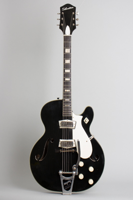  Silvertone Model 1446L Thinline Hollow Body Electric Guitar, made by Harmony ,  c. 1962