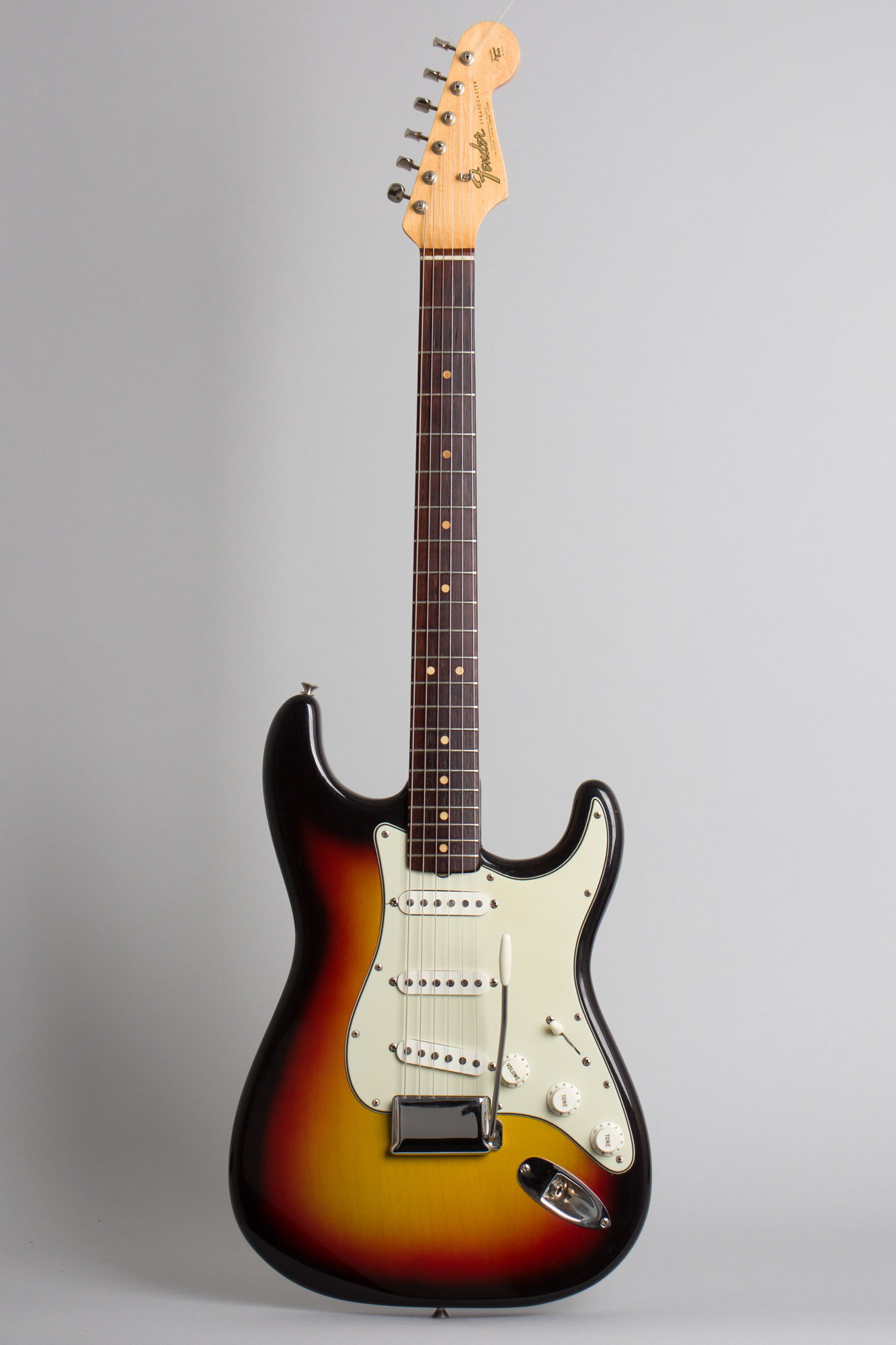 1965 Fender Stratocaster Vintage Electric Guitar Sunburst w/ 1964