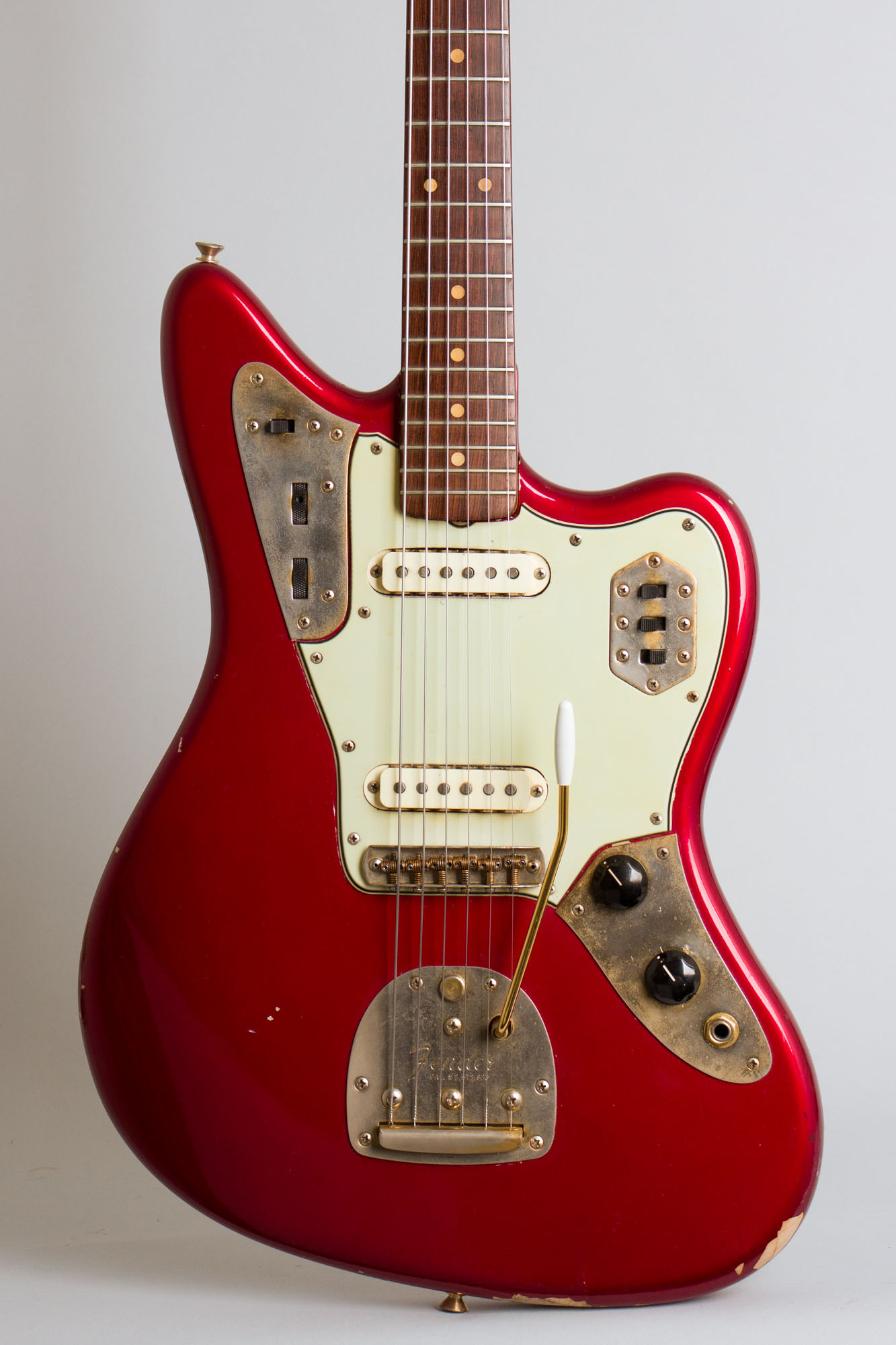 Fender Jaguar with Gold Hardware Solid Body Electric Guitar