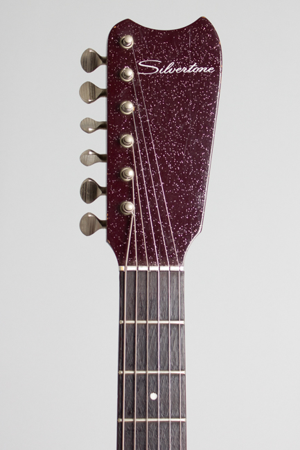  Silvertone Model 1457 Amp-In-Case Semi-Hollow Body Electric Guitar,  made by Danelectro  (1965)