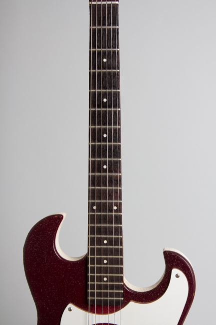  Silvertone Model 1457 Amp-In-Case Semi-Hollow Body Electric Guitar,  made by Danelectro  (1965)