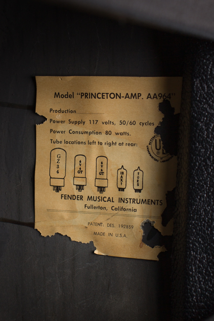 Fender  Princeton Tube Amplifier (1969)