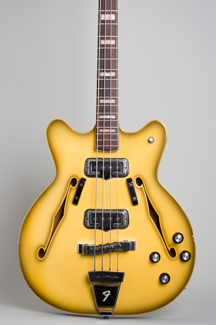 Fender  Coronado Bass II Antigua Hollow Body Electric Bass Guitar  (1968)