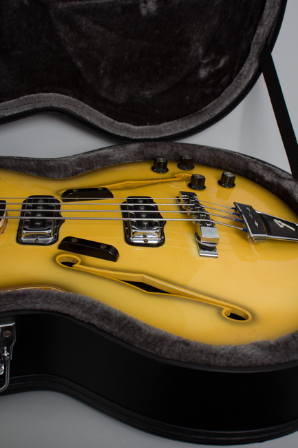 Fender  Coronado Bass II Antigua Hollow Body Electric Bass Guitar  (1968)