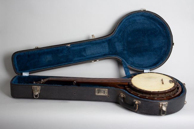  Unlabeled 5 String Fretless Banjo, attributed to Henry C. Dobson ,  c. 1870