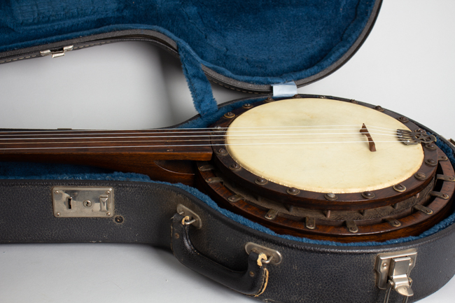  Unlabeled 5 String Fretless Banjo, attributed to Henry C. Dobson ,  c. 1870