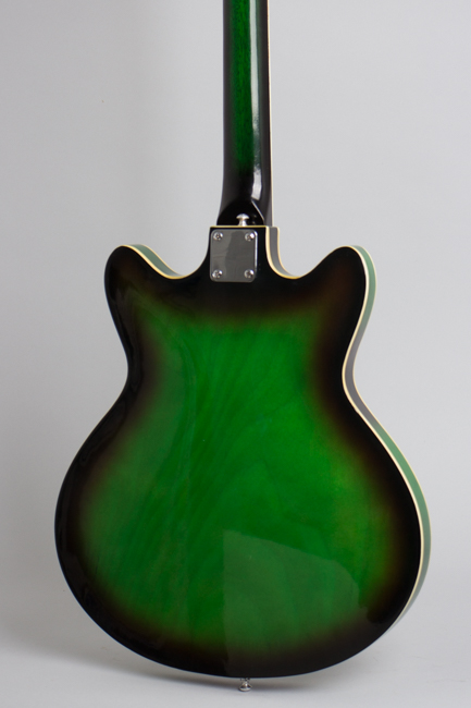  Decca Owned and Used by Elliott Sharp Thinline Hollow Body Electric Guitar, made by Kawai  (1967)