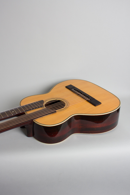  Supertone #12E 650 1/4 Harp Guitar, most likely made by Harmony ,  c. 1918