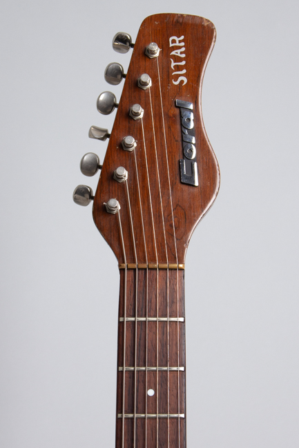  Coral Vincent Bell Sitar Semi-Hollow Body Electric Guitar, made by Danelectro  (1968)