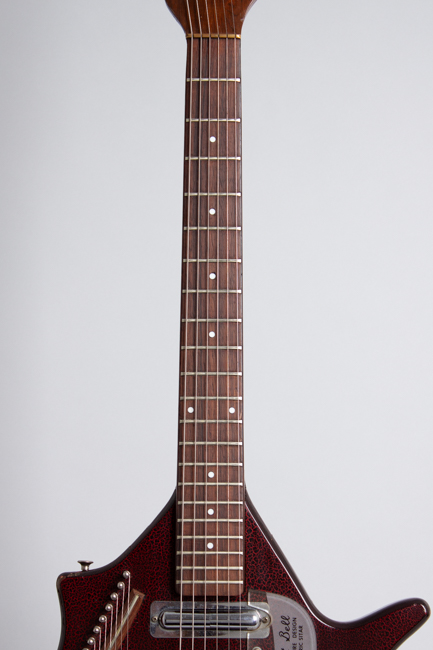  Coral Vincent Bell Sitar Semi-Hollow Body Electric Guitar, made by Danelectro  (1968)