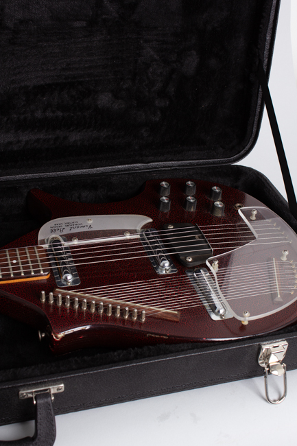  Coral Vincent Bell Sitar Semi-Hollow Body Electric Guitar, made by Danelectro  (1968)
