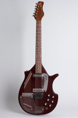  Coral Vincent Bell Sitar Semi-Hollow Body Electric Guitar, made by Danelectro  (1968)