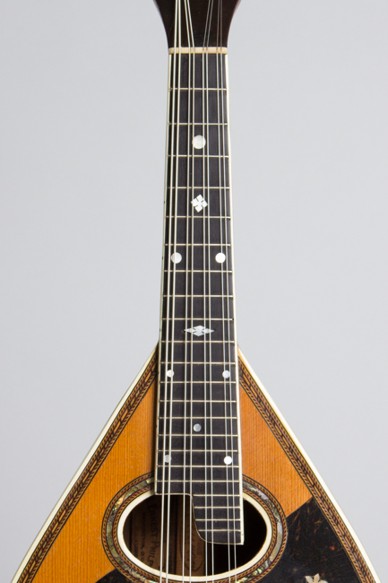  Maurer Flat Back, Bent Top Mandolin, made by Larson Brothers  (1922)