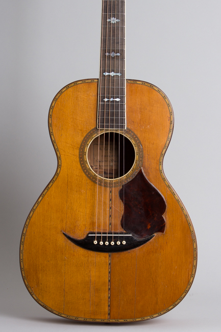  Flat Top Acoustic Guitar, labeled Galiano ,  c. 1925