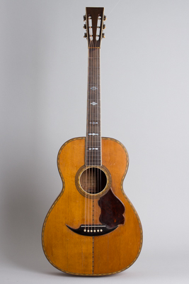  Flat Top Acoustic Guitar, labeled Galiano ,  c. 1925