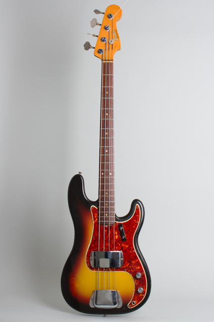Fender Precision Bass Solid Body Electric Bass Guitar (1966