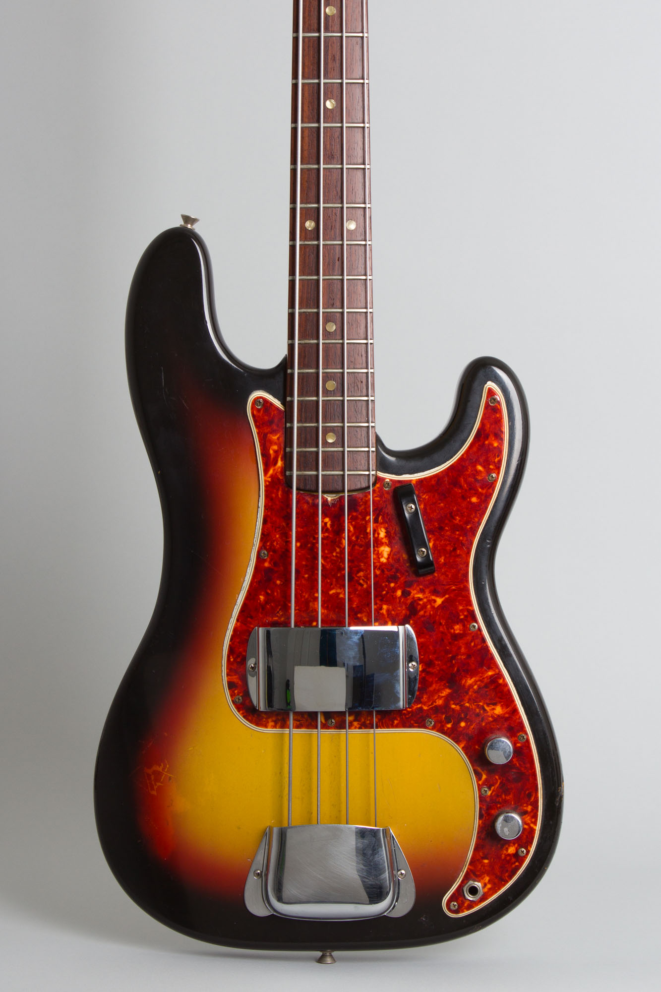 Fender Precision Bass Solid Body Electric Bass Guitar (1966