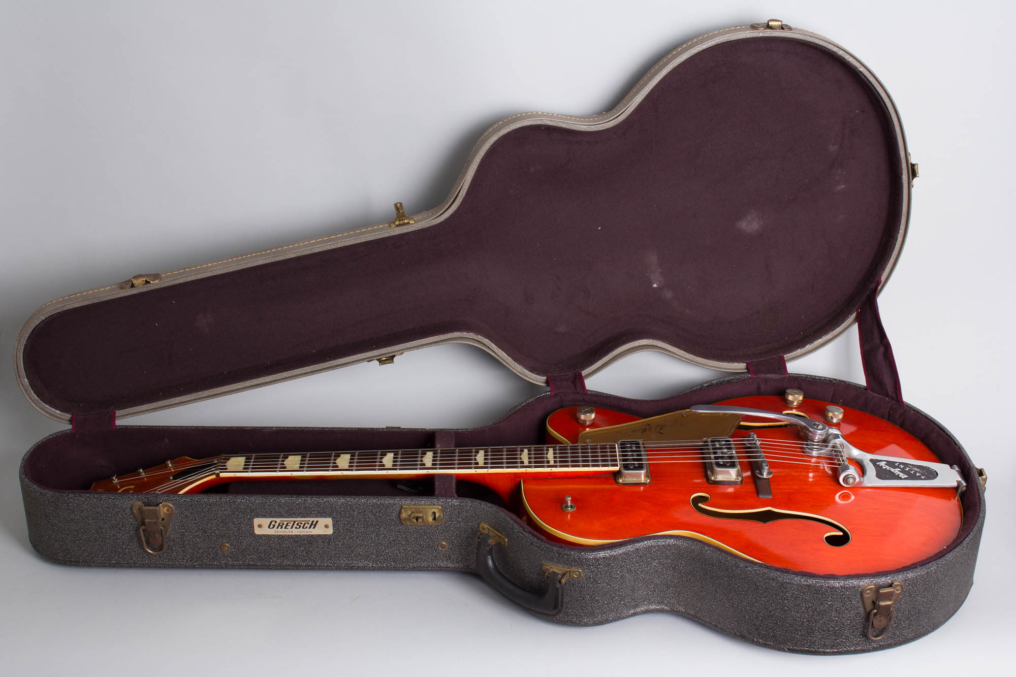 Gretsch USA Custom 1955 6120 Nashville Curly Maple - Orange