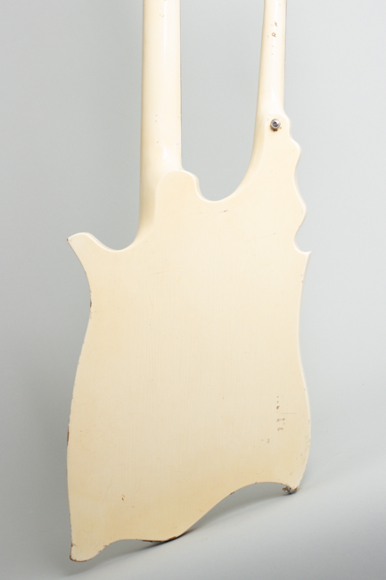  Handmade Doubleneck Mandolin Solid Body Electric Guitar, labeled King Whitley  (1950s)