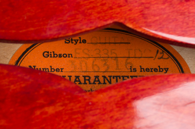 Gibson  ES-335-12 TDC 12 String Semi-Hollow Body Electric Guitar  (1967)