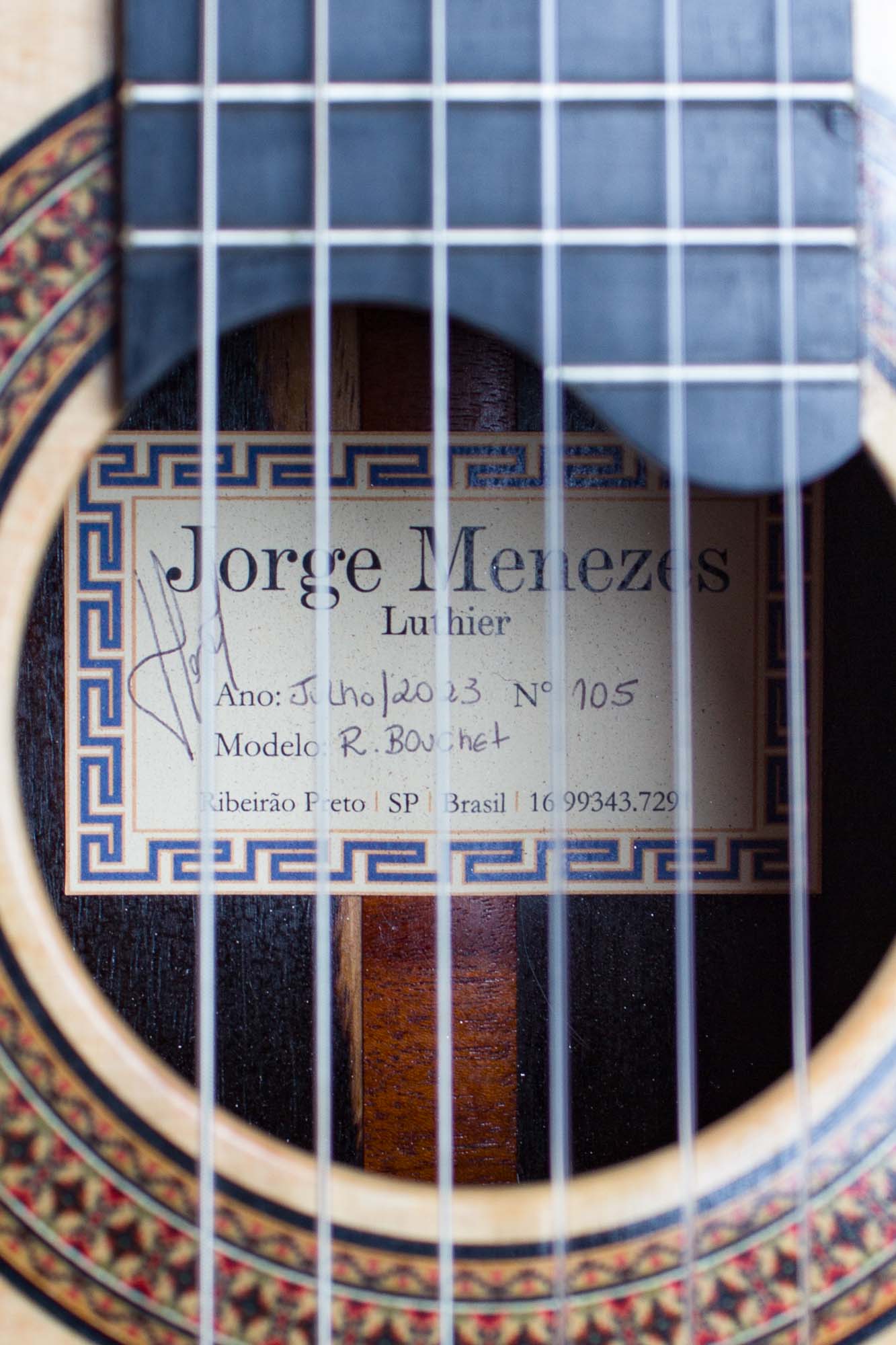 Menezes Robert Bouchet Style Classical Guitar (2023) RetroFret