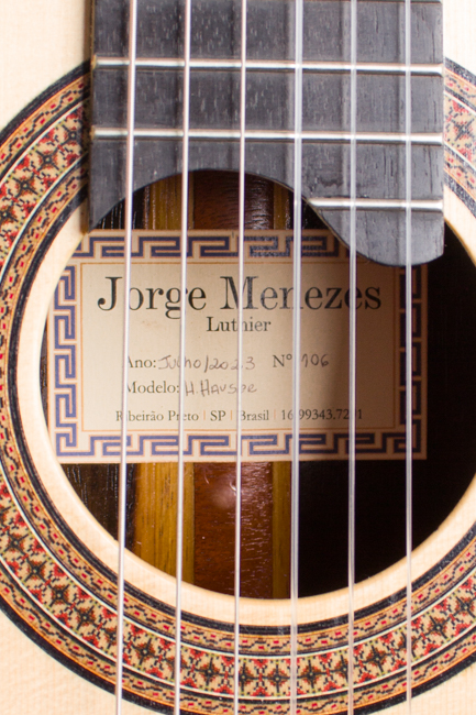 Jorge Menezes  Hermann Hauser Style Classical Guitar  (2023)