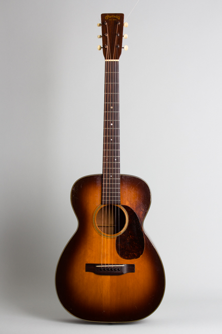 C. F. Martin  0-18 Shade Top Flat Top Acoustic Guitar  (1943)